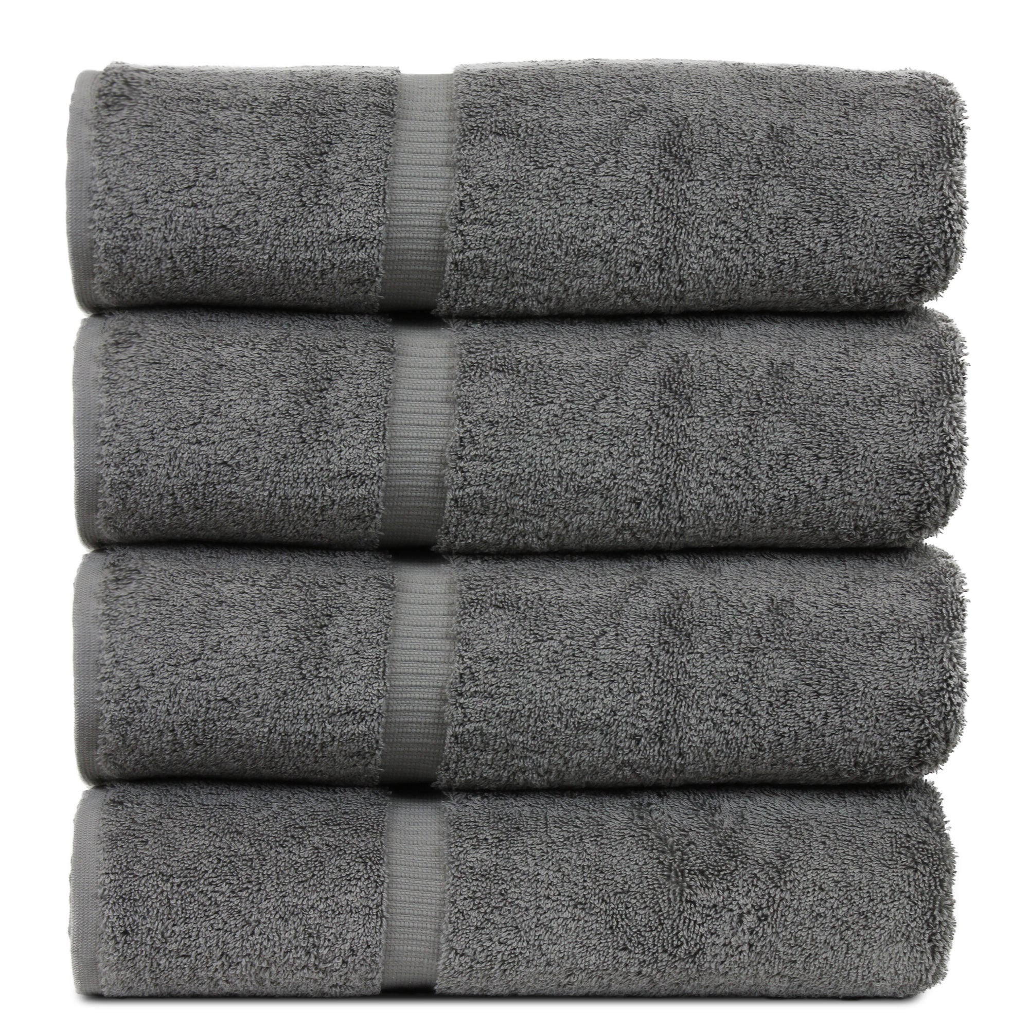 La Miones, 100% Luxury Turkish Cotton, Soft Towel Set for Bathrooms, Set  of 6 Hotel Quality Dark Gray Towel Set