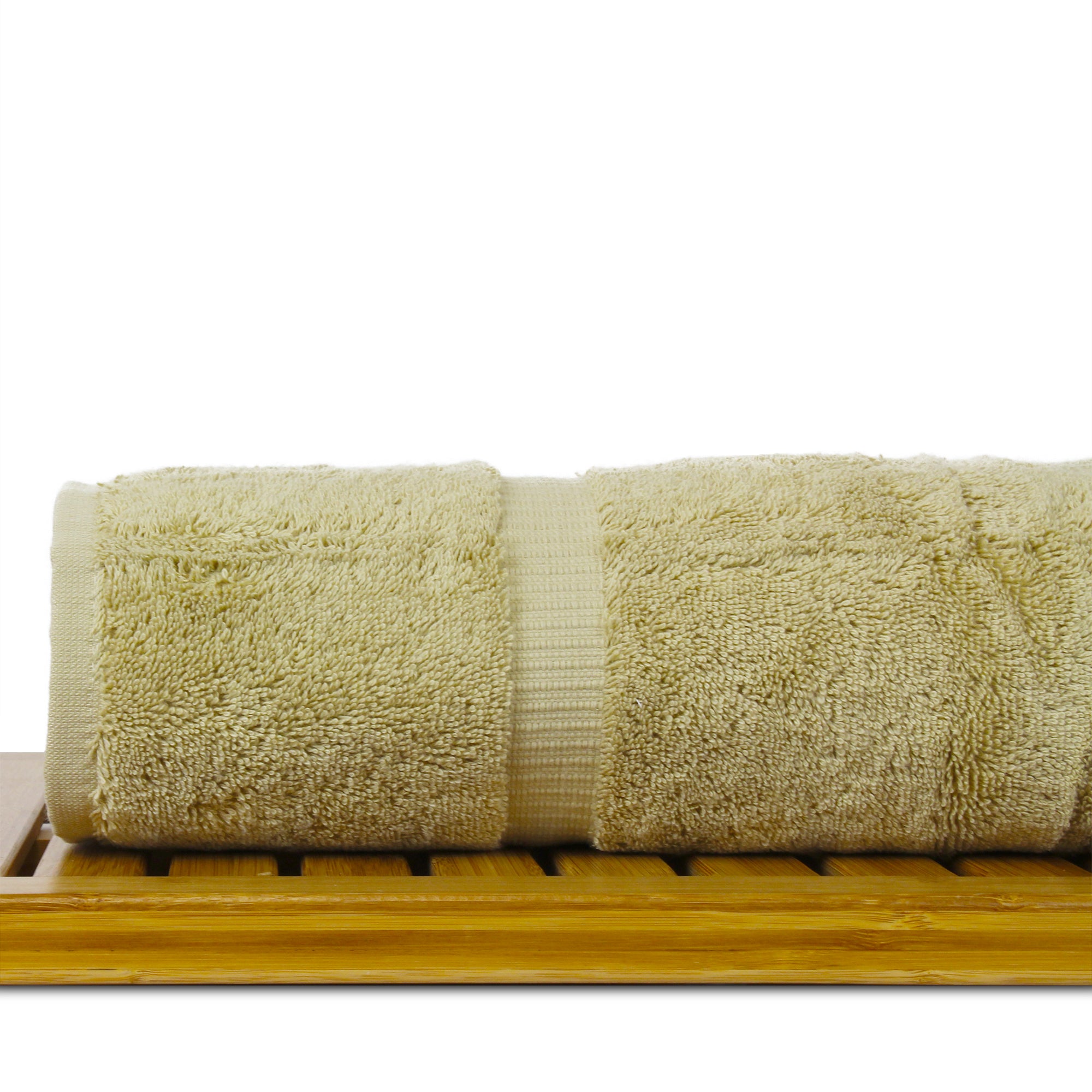 Luxury Hotel & Spa 100% Cotton Premium Turkish Bath Towels, 27 x 54'' (Set  of 4, Wedgewood)